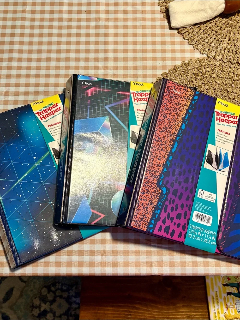 Trapper Keeper by Mead. All 3 new! Retro Prints of the 80s/90s Back to School
